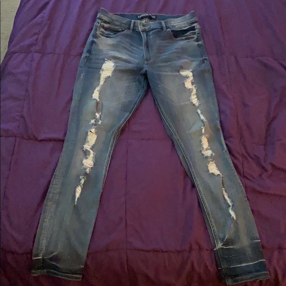 EXPRESS high rise Legging Jegging NWOT 12R